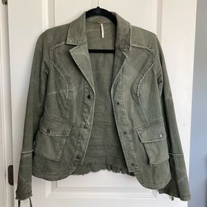 Free People Hunter Green Blazer - image 1